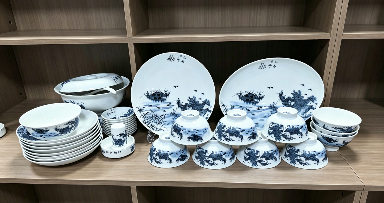 江南水乡餐具