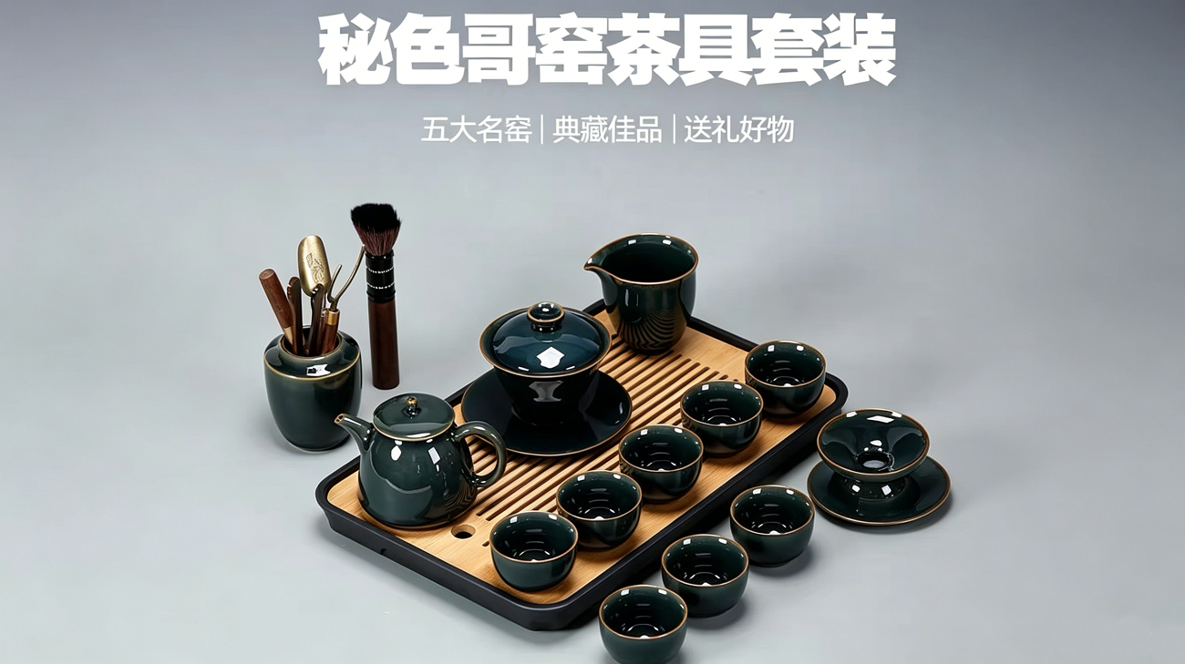 蜜色瓷蓝套装